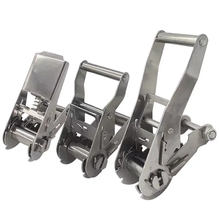 Super Supplier Steel Long Reverse Ratchet Buckle Tie Down Ratchet Buckle 1 Inch Cam Lock Buckle