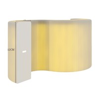 Exhibidor Luminoso de Papel Kraft Blanco H863 para Exhibir y Organizar Muestras de Bolsos y Cosméticos, Exhibidor Tipo Isla Luminoso