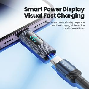 Conector de Carga Rápida Toocki de 20 W, <span class=keywords><strong>Adaptador</strong></span> <span class=keywords><strong>USB</strong></span>-<span class=keywords><strong>C</strong></span> Hembra con Pantalla Digital Inteligente para Carga y Sincronización de Datos de iPhone de <span class=keywords><strong>Apple</strong></span> - Product Image 5