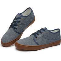 Chaussures XRH OEM et ODM vente en gros de chaussures avec logo personnalisé chaussures vulcanisées à semelle en caoutchouc chaussures en toile pour hommes décontractées