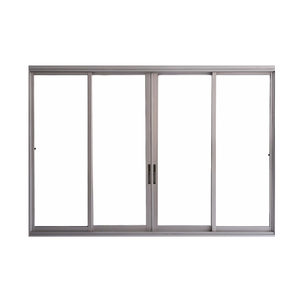 Portes modernes en aluminium blanc français Fenêtres Usine directe Ouverture automatique Style rideau suspendu <span class=keywords><strong>Type</strong></span> horizontal pour les maisons - Product Image 4
