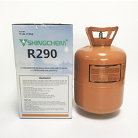 Gaz réfrigérant propane R290, approvisionnement stable, haute pureté pour système CVC, fournisseur chinois