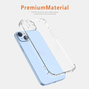 <span class=keywords><strong>Coque</strong></span> de téléphone en TPU souple antichoc pour Xiaomi Redmi 13 4G 5G A3 A3x K70 Ultra Note 13 4G Global Note 13R Housse transparente - Product Image 2