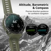 Montre connectée Factory Vendor K76A 1,43" AMOLED avec GPS intégré, batterie 530mAh, montre connectée sport avec certifications CE, RoHS, FCC
