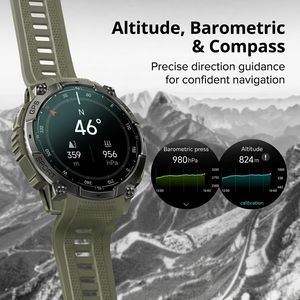 <span class=keywords><strong>Reloj</strong></span> Inteligente K76A de Fábrica, Pantalla AMOLED de 1.43 Pulgadas, GPS Integrado, Batería de 530 mAh, <span class=keywords><strong>Reloj</strong></span> Deportivo Inteligente con Certificación CE, RoHS y FCC - Product Image 4