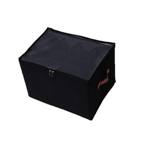 <b>Shoe</b> <b>Storage</b> Box 12 Compartment Foldable Covered Stackable Organiser For <b>Wardrobe</b> Pants Dustproof Washable Black - Product Image 1