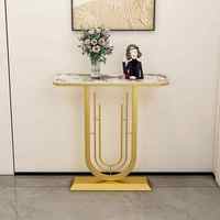 Table console de luxe nordique en bambou, style moderne et simple, très étroite, avec un nouveau style chinois