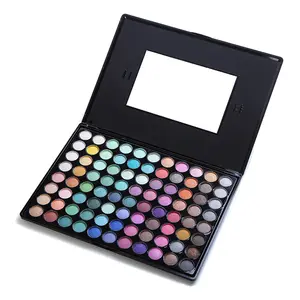 Paleta de sombra personalizada 88 cores, brilho pigmento alto personalizado