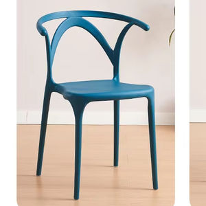 Silla <span class=keywords><strong>de</strong></span> plástico barata para jardín, silla apilable para exteriores, silla <span class=keywords><strong>de</strong></span> comedor <span class=keywords><strong>de</strong></span> ocio <span class=keywords><strong>de</strong></span> fibra <span class=keywords><strong>de</strong></span> resina PP sin brazo - Product Image 4