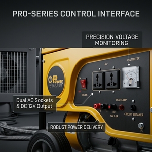 <b>Gasoline</b> <b>Generator</b> With Wheel Kit & Handle 2.2kW 6.5HP Petrol <b>Generator</b> Germany Standard Portable Power for Jobsite & Home ZH250 - Product Image 4