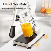 Groothandel Multifunctionele Handmatige Citruspers voor Straatverkopers Versgeperste Sinaasappelsap Maker