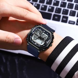 Reloj Poedagar 993 de Silicona a Prueba de Agua para Hombre, Cronógrafo Digital de Cuarzo, Relojes LED con Pantalla de Hora Dual, Reloj Electrónico para Hombre - Product Image 6