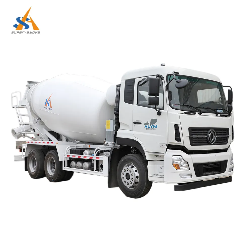 Super-sopra il camion della betoniera, camion del miscelatore di Dongfeng, camion del cemento con capacità 8cbm