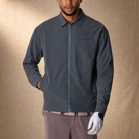 Chaqueta Bomber con Cierre Frontal para Hombre, Exterior de Nailon Liso, Dobladillo Cosido, Manga Larga, Ligera, para Uso Diario y Urbano, Producción OEM