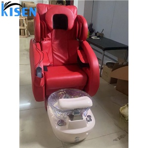 เก้าอี้นวดเท้าปรับเอนได้หุ้มหนังสีแดง ดำ ขาว ยี่ห้อ Kisen Fashion รุ่น Comfort กำลังขายดี - Product Image 4