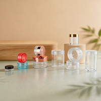 En stock, pots en plastique transparent portables, contenants pour poudre de maquillage en vrac, 2g, 5g, 10g, pour paillettes pour ongles