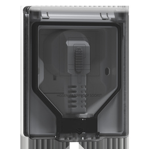 Prise étanche dissimulée 10A IP66 encastrée intégrée pour réfrigérateur, protection ignifuge en cuivre pur - Product Image 1