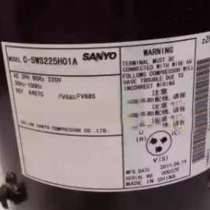 Compresseur de climatisation et de réfrigération Sanyo C-SWS180H01C pour remplacement et réparation - Product Image 4