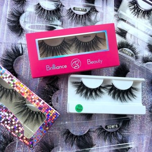 Muestra gratis peso ligero empaquetado personalizado 100% hecho a mano sin crueldad real 3D Mink Eyelash - Product Image 6