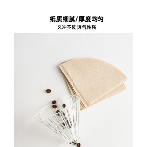 กระดาษกรองกาแฟ V60 40 แผ่น ทรงกรวยเยื่อไม้รูปตัววี สำหรับเครื่องชงกาแฟดริป 1-2 แก้ว - Product Image 5