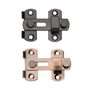 Loquet de porte en acier inoxydable épaissi, pêne de sécurité, loquet plat pour porte coulissante, antivol, quincaillerie de conception industrielle, facile à installer - Product Image 3