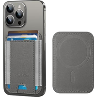 Casing iPhone 17 Basic dengan Dompet Magnetik Lepas Pasang [Kompatibel Magsafe] Tempat Kartu Pria Kelas Militer Tipis Motif Solid 3.87oz