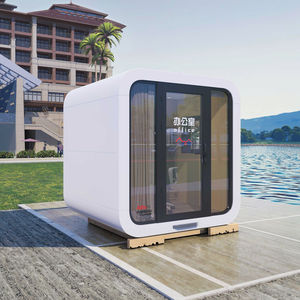 Moderno stile scandinavo Villa prefabbricata con tecnologia di vetro intelligente da pavimento <span class=keywords><strong>a</strong></span> soffitto finestre impermeabile Mini sala riunioni/ufficio - Product Image 1