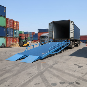 Rampa di Carico Mobile Certificata CE da 6t, 10t, 12t, 15t per Carico e Scarico Container, Livellatore Mobile per Banchine di Spedizione - Product Image 5
