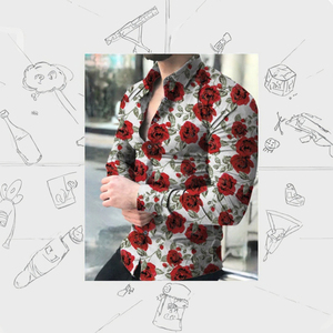 Camisa Hawaiana de Verano 2024 para Hombre, Estampada, Transpirable, de Secado Rápido, de Poliéster/Algodón, Manga Corta - Product Image 3