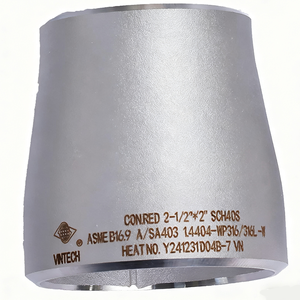 VINTECH เวียดนาม ข้อต่อเรเดียร์สเตนเลสสตีล 304/304L 316/316L ASME B16.9 แรงดันสูง ผิวเรียบ ขนาด 1/2"-12" - Product Image 1