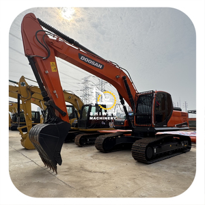 Excavatrice d'occasion de marque coréenne Doosan dx225, moteur Doosan DL06, grande pelle sur chenilles pour l'agriculture et la construction, modèles dx215 dx220 - Product Image 1