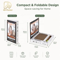 Griffoir pour chat en forme d'ordinateur portable, planche à gratter créative, jouet interactif pour chat, maison pour chat en carton ondulé, fournitures pour animaux de compagnie en gros