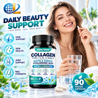 Capsules de complément alimentaire au collagène OEM/ODM avec biotine, kératine et acide hyaluronique pour soutenir les cheveux, la peau, les articulations et les ongles