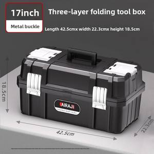 Caja de Almacenamiento Multifuncional Plegable de Tres Niveles Aireize para Auto y Hogar, para Herramientas de Electricista - Product Image 6