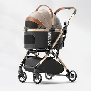 फैक्टरी थोक पालतू यात्रा पहिया घुमक्कड़ कुत्ता बिल्ली परिवहन ट्राली चार राउंड एक हाथ के साथ <span class=keywords><strong>Foldable</strong></span> पालतू कुत्ता घुमक्कड़ - Product Image 1