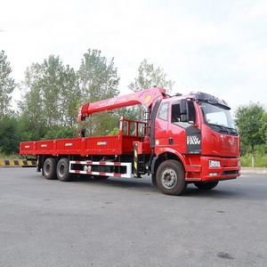 Faw 12 טון משאית רכוב העגור 6 x4 עגור משאית למכירה - Product Image 2