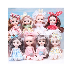 Poupée sirène en vinyle mignonne en PVC, ensemble princesse articulé et interchangeable, cadeau de vacances pour fille - Product Image 1