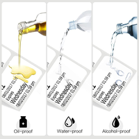 Étiquettes autocollantes thermiques auto-adhésives avec Logo d'impression personnalisé, rouleau d'emballage par Sublimation, en vinyle blanc blanc blanc blanc vierge, pièces