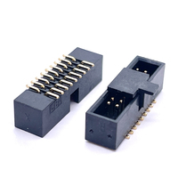 Soulin 1.27mm espacement 18P connecteur de câble plat broche à sertir boîte en-tête prise prise ligne Type de produit connecteurs