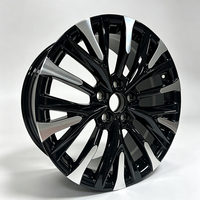 Jantes de voiture Auroad Flow Forming 17 18 19 pouces, finition noire usinée, 5X114.3, pour Elph Wilfa Camry RAV4 Crown Corolla