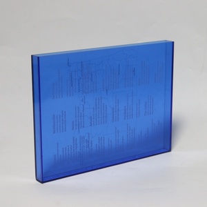 Blue Acrylic comic book slipcase magazine book cover protector