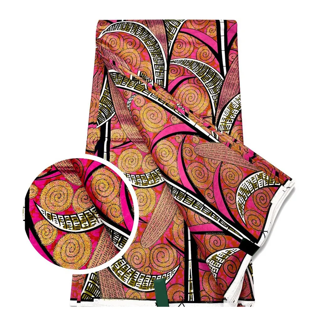 LIULANZHI all'ingrosso tessuti di cera africana donne vestono materiali 6 yards grand cera 100% tessuti di cotone ML30SG106-ML30SG116