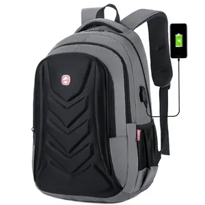 Anti theft passwort rucksack mit usb ladegerät wasserdichte computer business laptops taschen für männer rucksack