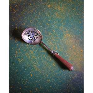 Cuillère à glace Christofle Sommelier en bois et alliage d'argent 22 cm - Product Image 2