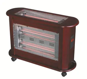 Wooden case heater 2400W with Safety switch