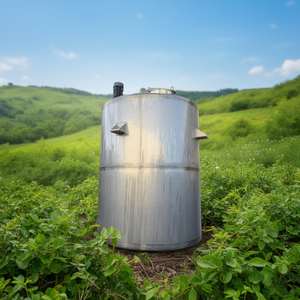 Mélangeur de liquides chauffé Kandemir 10000L, cuve de mélange à double enveloppe avec contrôle thermostatique, équipement industriel - Product Image 3
