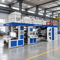 Machine d'impression flexographique automatique à tambour central CI pour l'emballage alimentaire, les produits chimiques quotidiens, les boissons, les films plastiques et les feuilles d'aluminium