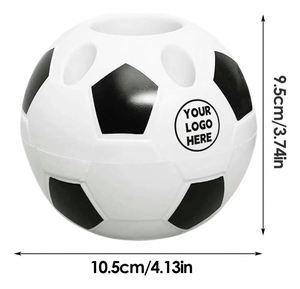 Custom Logo Football Pen Holder Soccer Shape Desk Organizer for Corporate Events Promotional <b>Gift</b> <b>Office</b> Desktop Supplies - Product Image 3