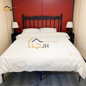 현대식 표준 조립식 이동식 40피트 접이식 확장형 철제 컨테이너 하우스 이동식 소형 주택 2~3베드룸 작업실 - Product Image 4