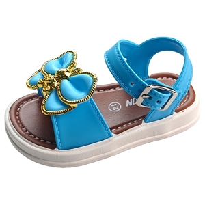 Sandales d'été pour enfants en gros pour filles - Styles rose bleu, vert noir blanc et bleu or, boucle facile - Product Image 3